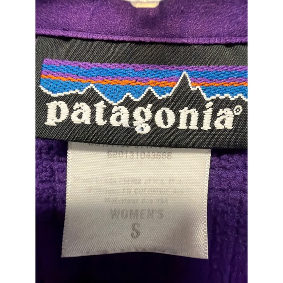Patagonia R1 Fleece Jacket Purple Polartec Power Dry Women's Size S Zip Up - Picture 4 of 10